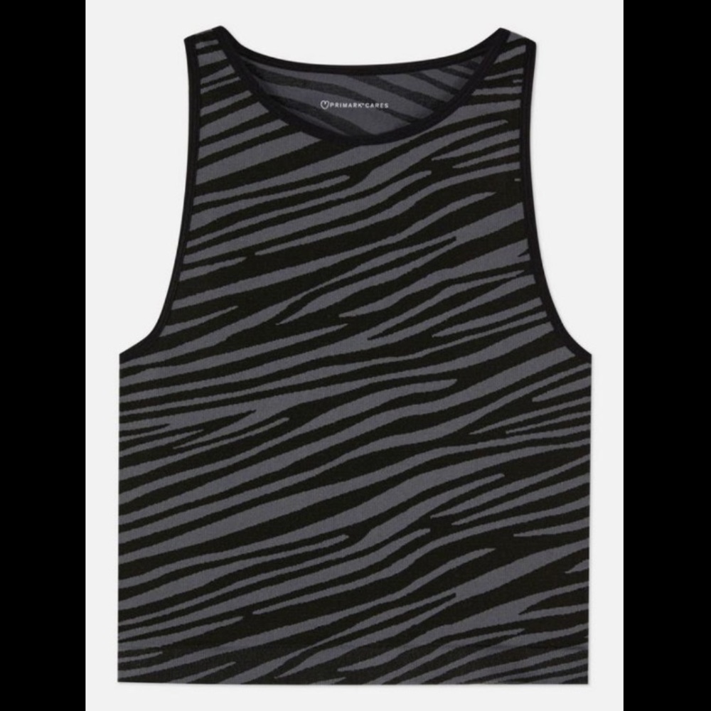 Primark | zebra stripe tank size small - Picture 4 of 4